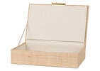 Rollins Raffia Storage Box Small Natural