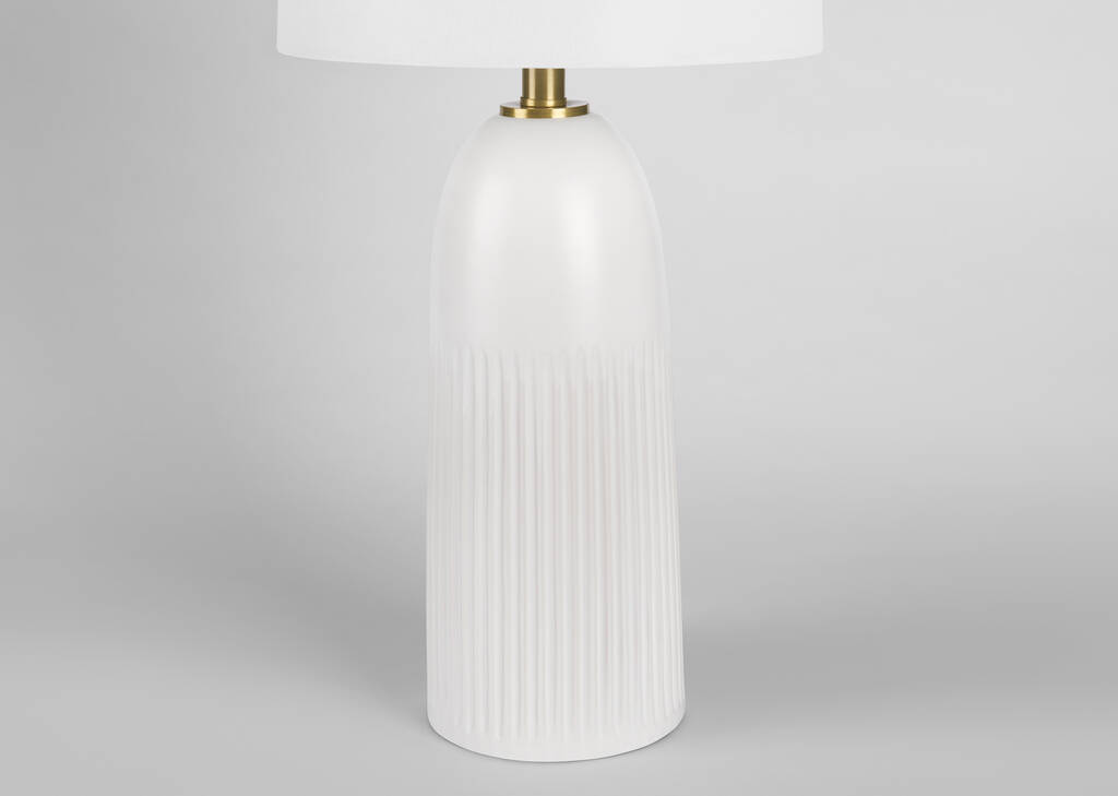 Grande lampe de table Chance blanche