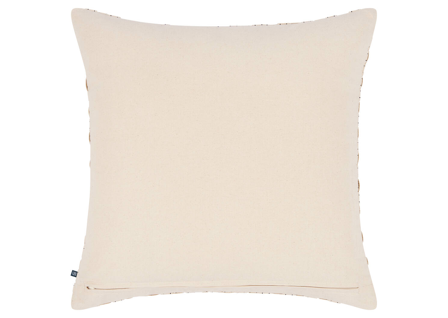 Coussin en coton Monaro 20x20 iv/noir
