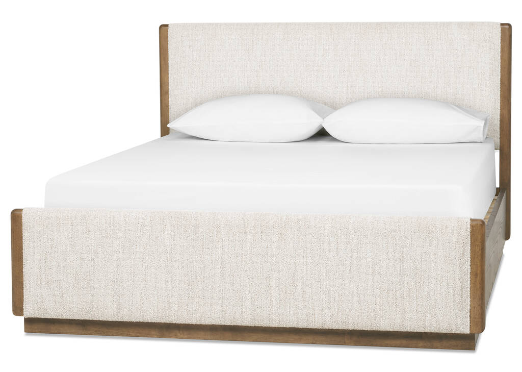 Wallen Bed -Dunn Clay/Lowen Oat, QUEEN
