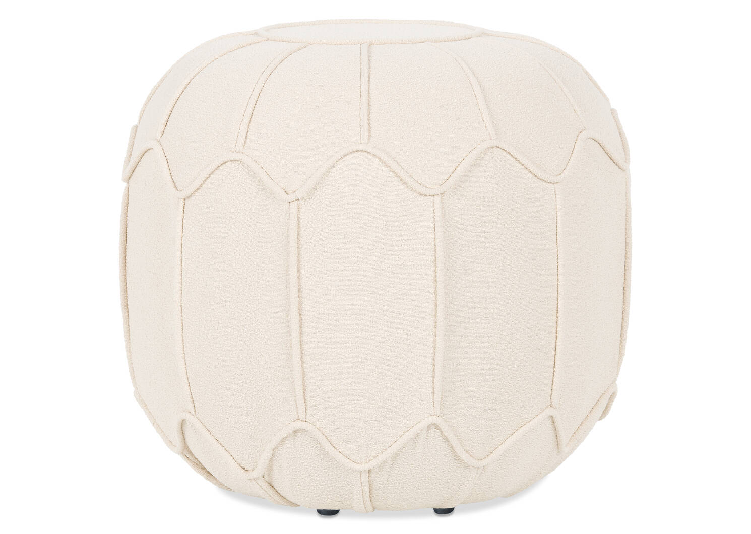 Penelope Ottoman -Ella Cream