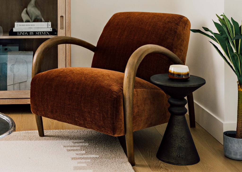 Gaia Candle Brown/Ivory