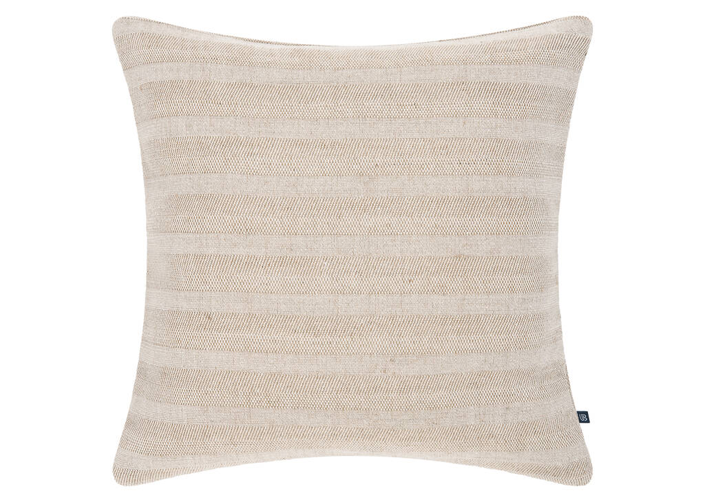 Coussin Clarence 20x20 naturel/latté