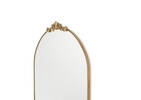 Miroir de chemin&eacute;e Faye laiton antique