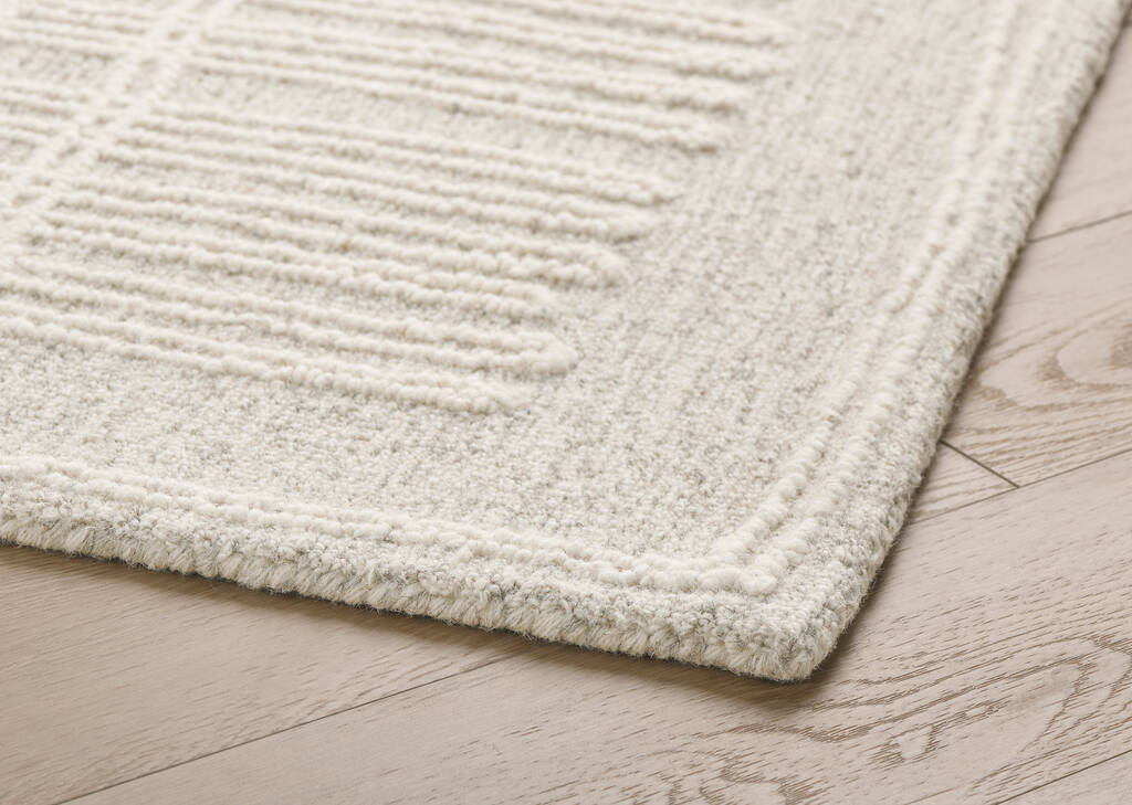 Nichols Wool Runner 30x84 Grey/Ivory