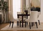 Chaise Murdoch -Luly poivre/vison