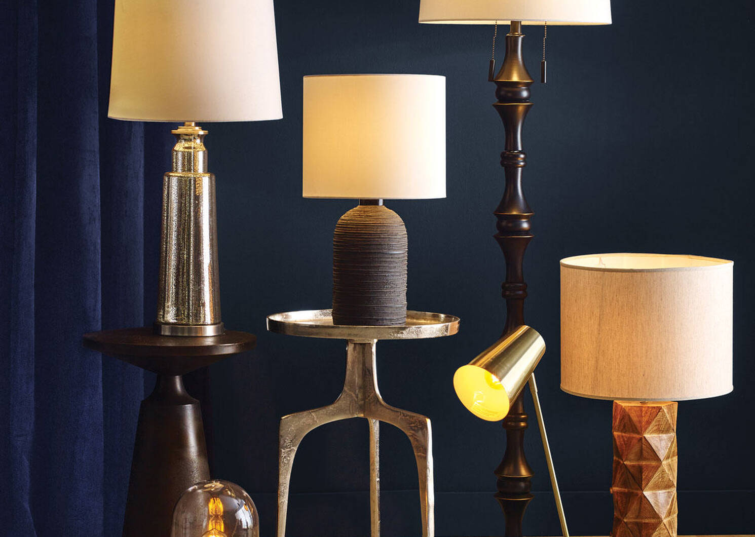 Amya Table Lamp Black