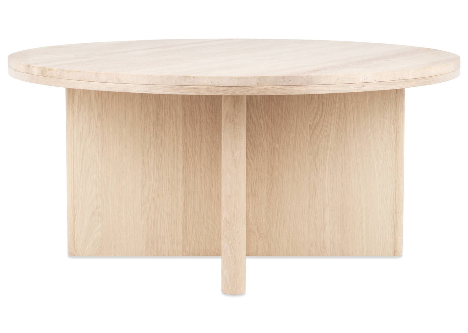 Table basse Bocelli -Lia blond/travertin