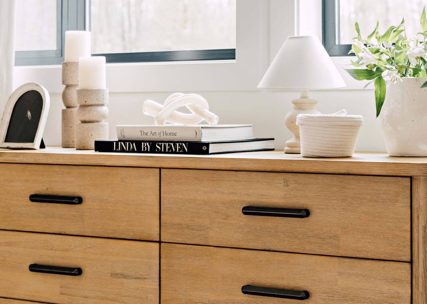 Knot Glass Decor Cream