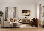 Fauteuil Louella -Ara caramel