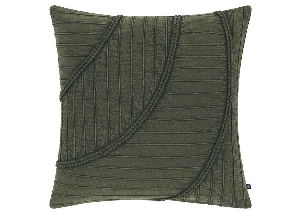 Coussin en coton Aeron 20x20 boisé