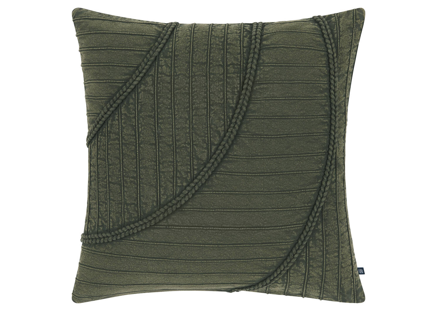 Coussin en coton Aeron 20x20 boisé