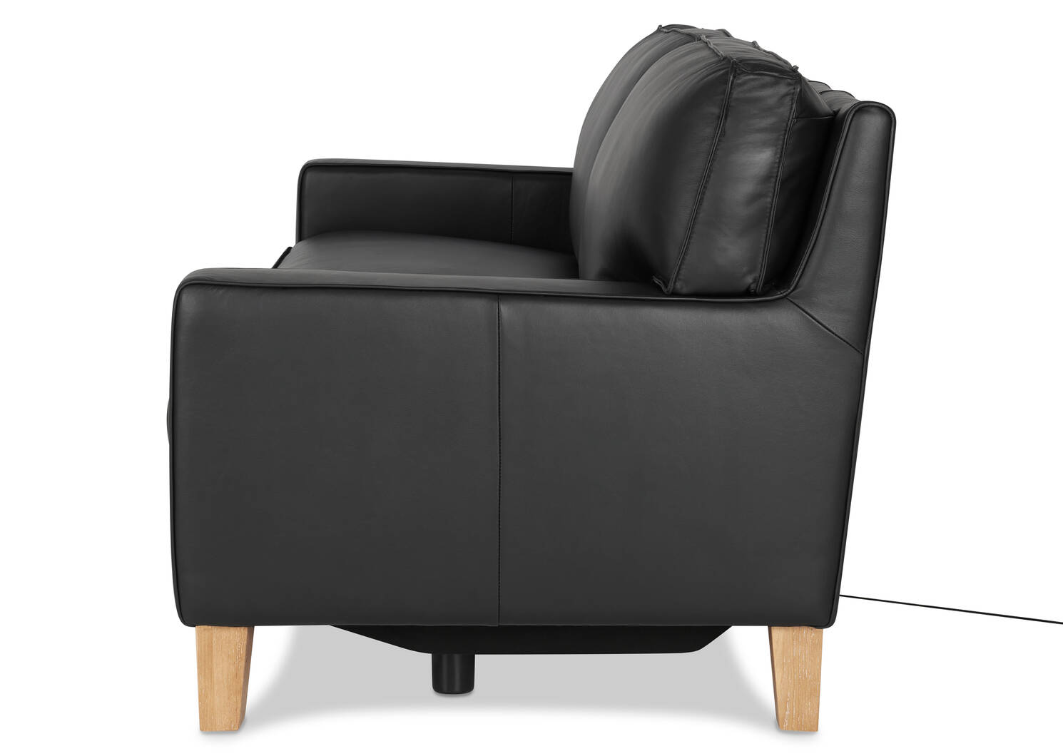 Hardy Leather Relaxer Sofa -Alec Noir