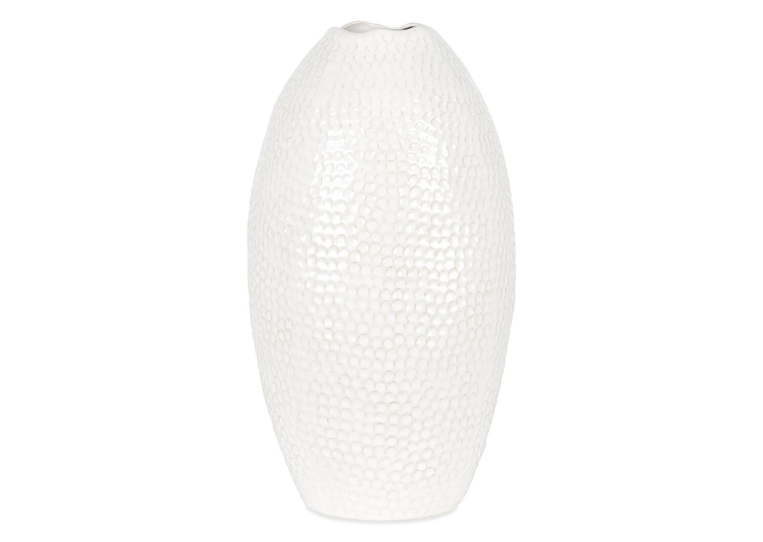 Vase Abrell et tiges de laurier Elena