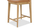 Tabouret en cuir Ciera -Olson chameau
