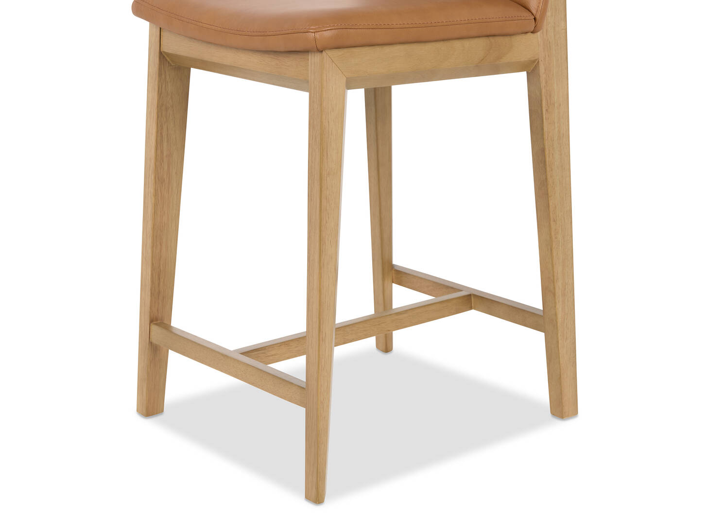 Tabouret en cuir Ciera -Olson chameau