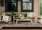 Kaleo Outdoor Pillow 21x21 Ivory