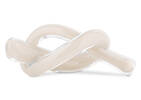 D&eacute;co en verre Knot cr&egrave;me