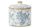 Chelsea Canister Small Ivory/Blue