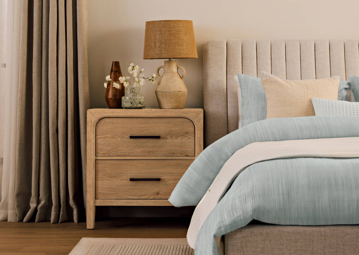 Marisol Nightstand -Nevin Sand