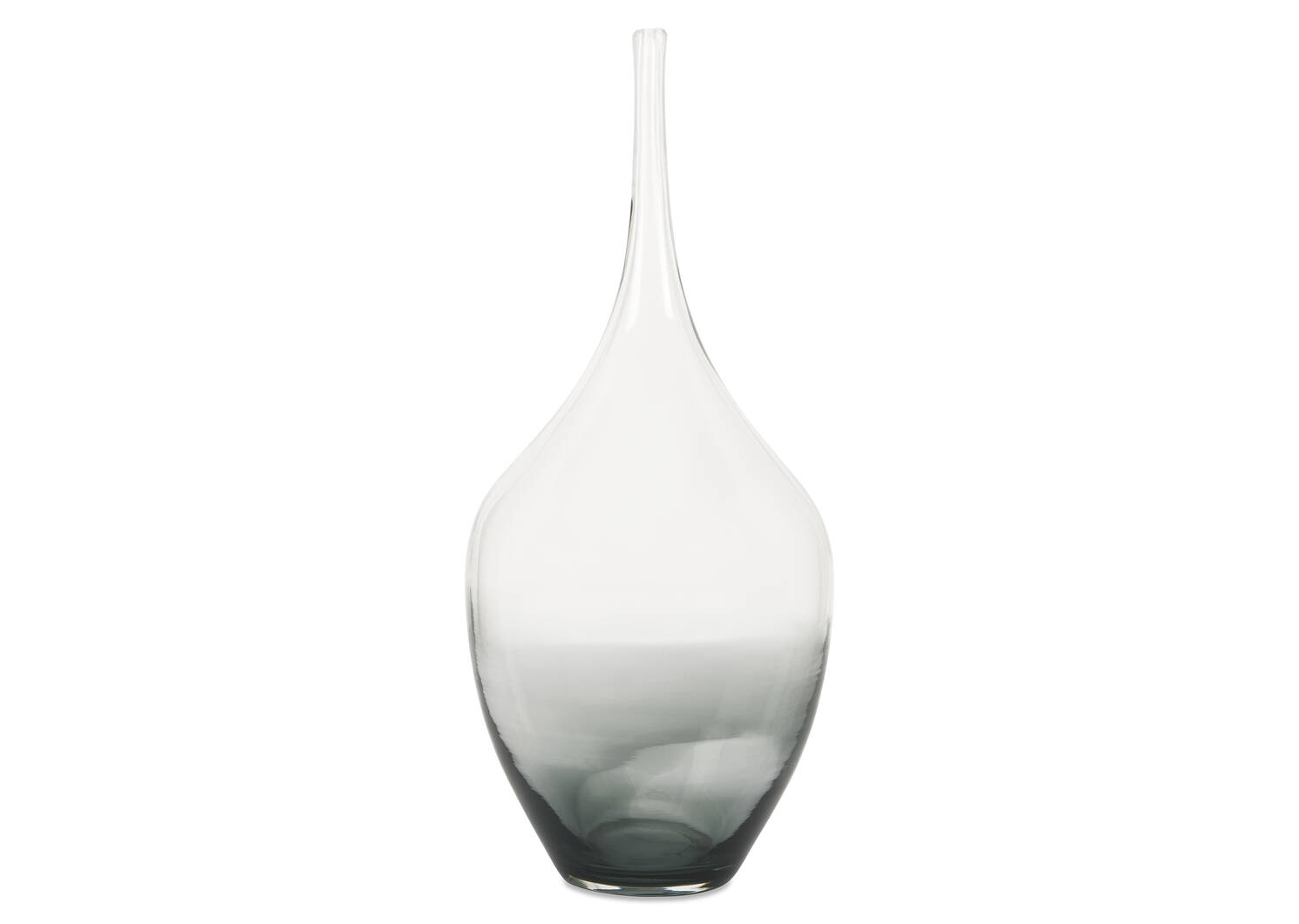 Petit vase décoratif Lucius transp/gris