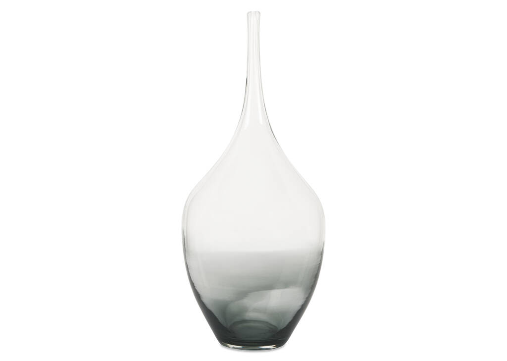 Lucius Decor Vase Short Clear/Grey
