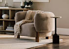 Whitby Throw Ivory/Ash