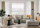 Repose-pieds Mila -Sela gris
