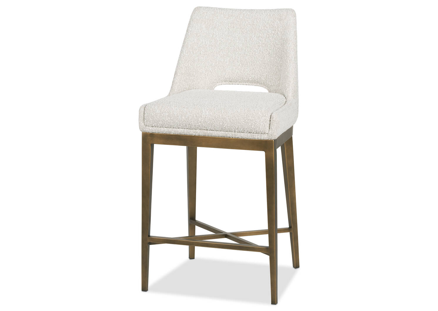 Tabouret Alba -York platine