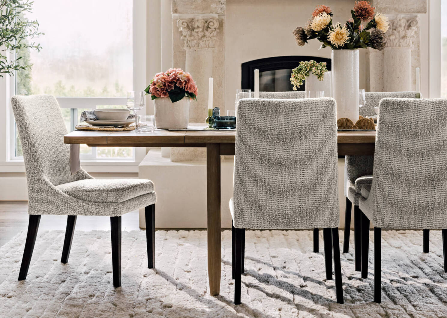 Murdoch Dining Chair -Luly Pepper/Mink