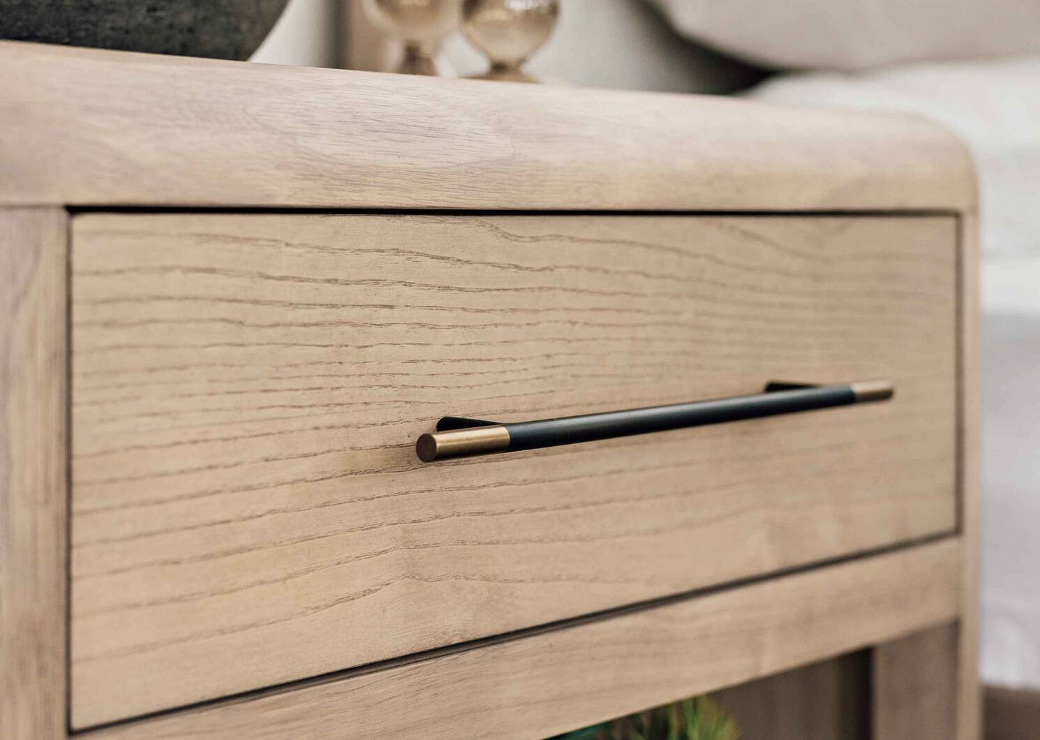 Table de chevet Wallen -Dunn gingembre