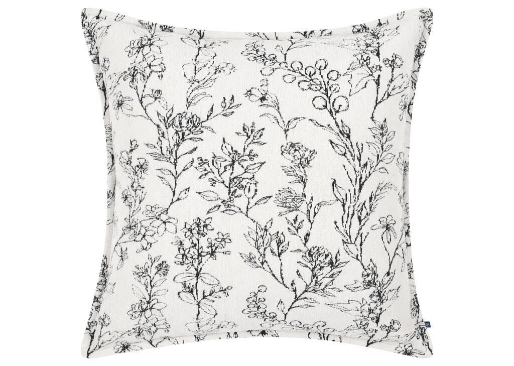 Taisie Botanical Pillow 20x20 Iv/Black
