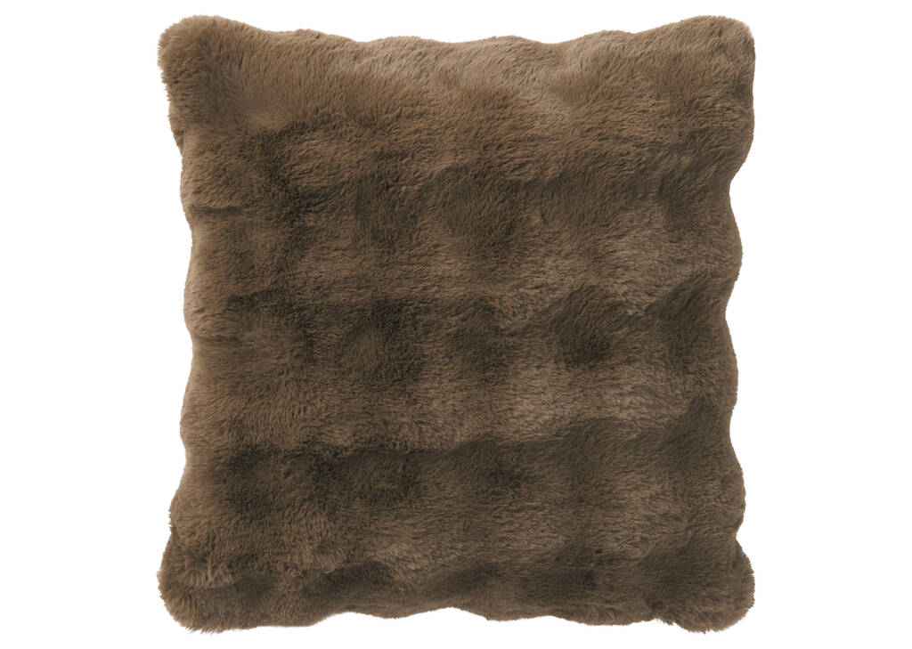 Coussin en f. fourrure Zoey 20x20 champ.