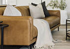 Renfrew Leather Sofa 94" -Adler Tan