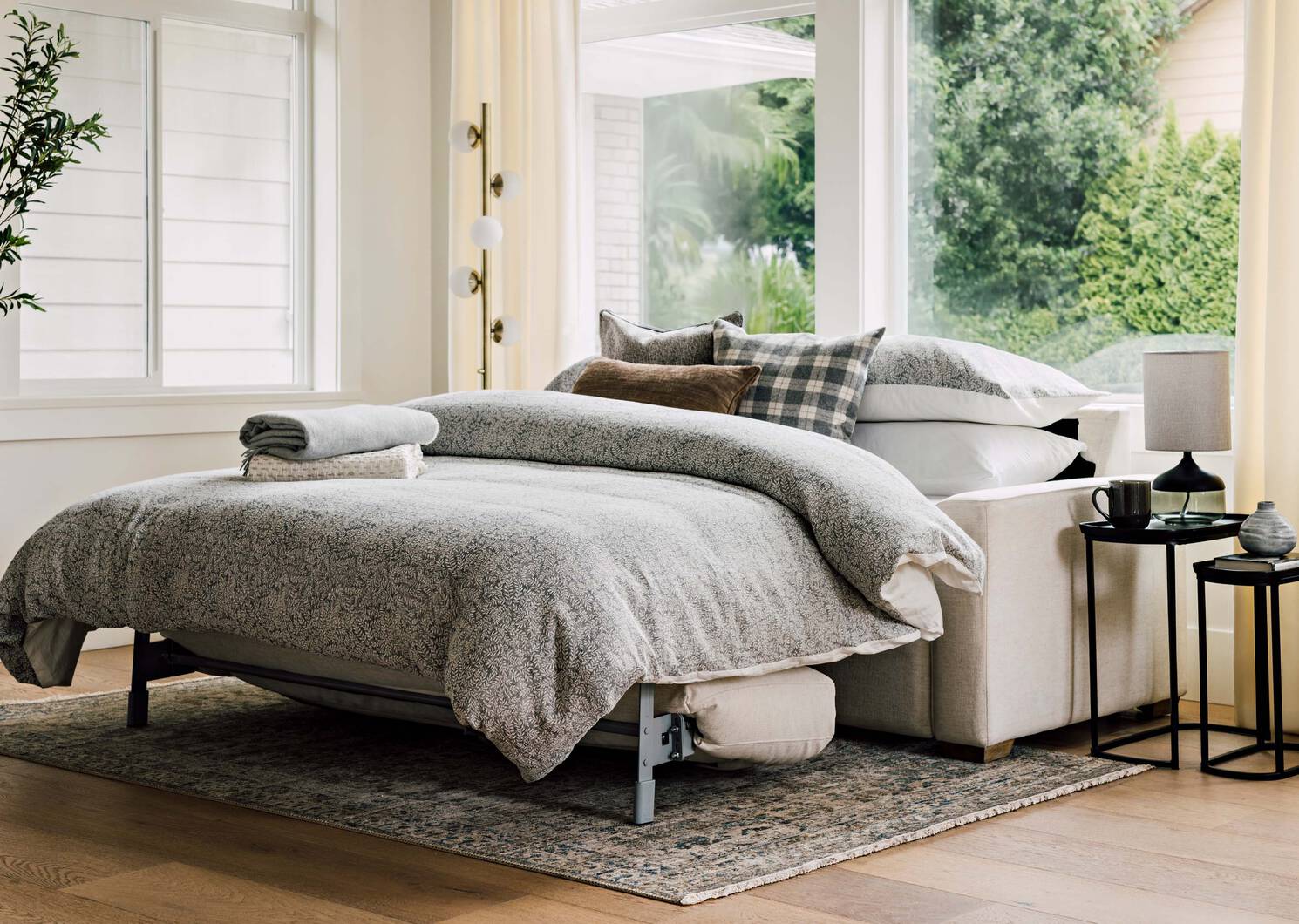 G ens. housse couette coton Catrin bl/iv