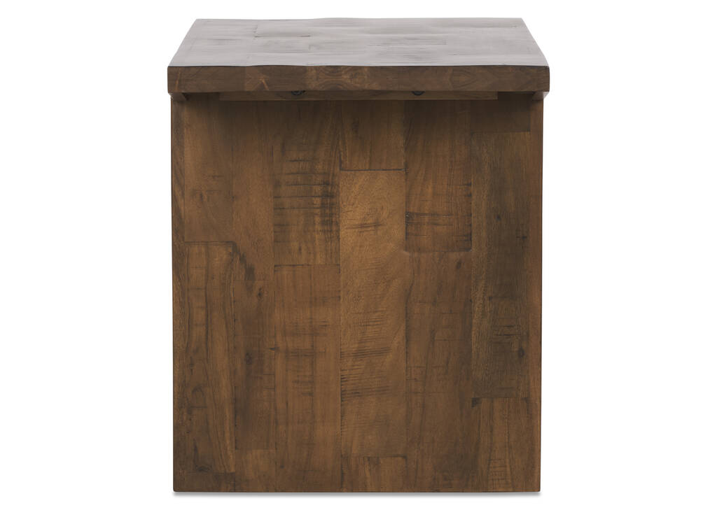 Percival Side Table -Lawson Umber