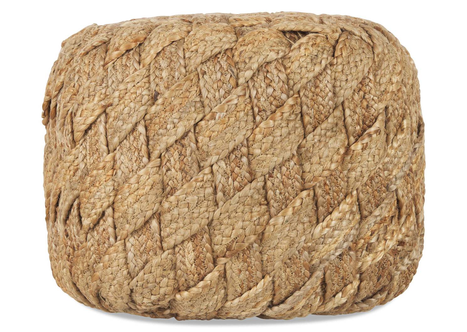 Pouf en jute Jameson naturel