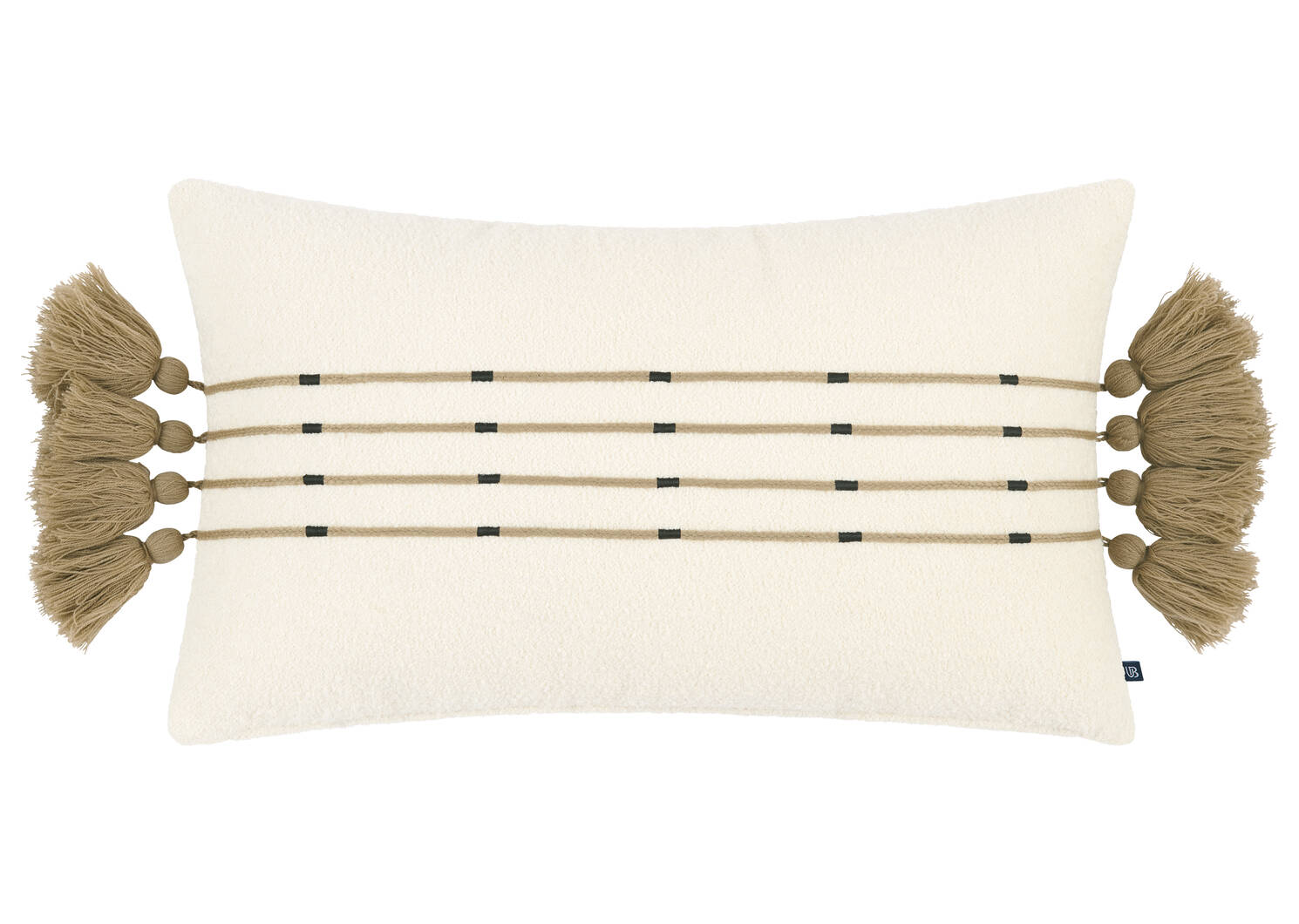 Coussin en boucle Korey 14x24 iv/multi