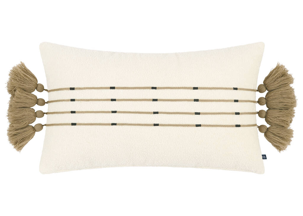 Coussin en boucle Korey 14x24 iv/multi