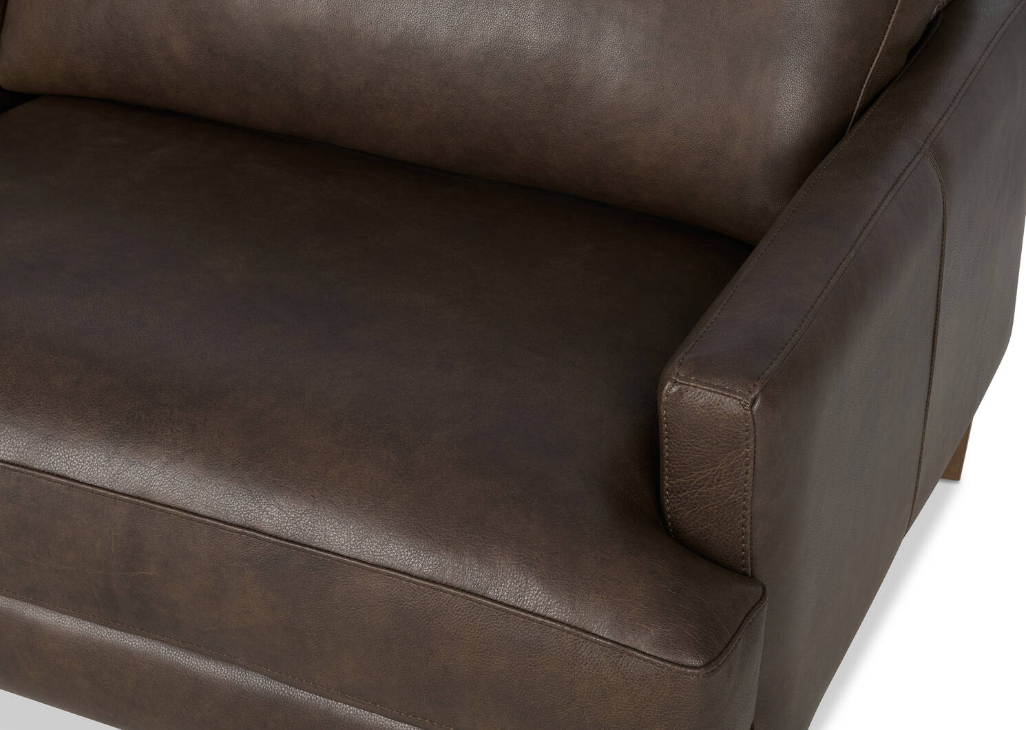 Nicolo Leather Sofa -Dutton Espresso