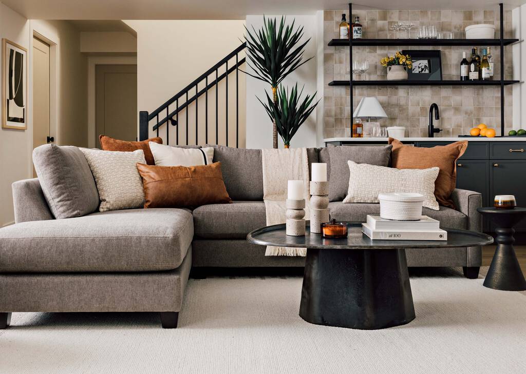 Table basse Leandro -bronze vintage