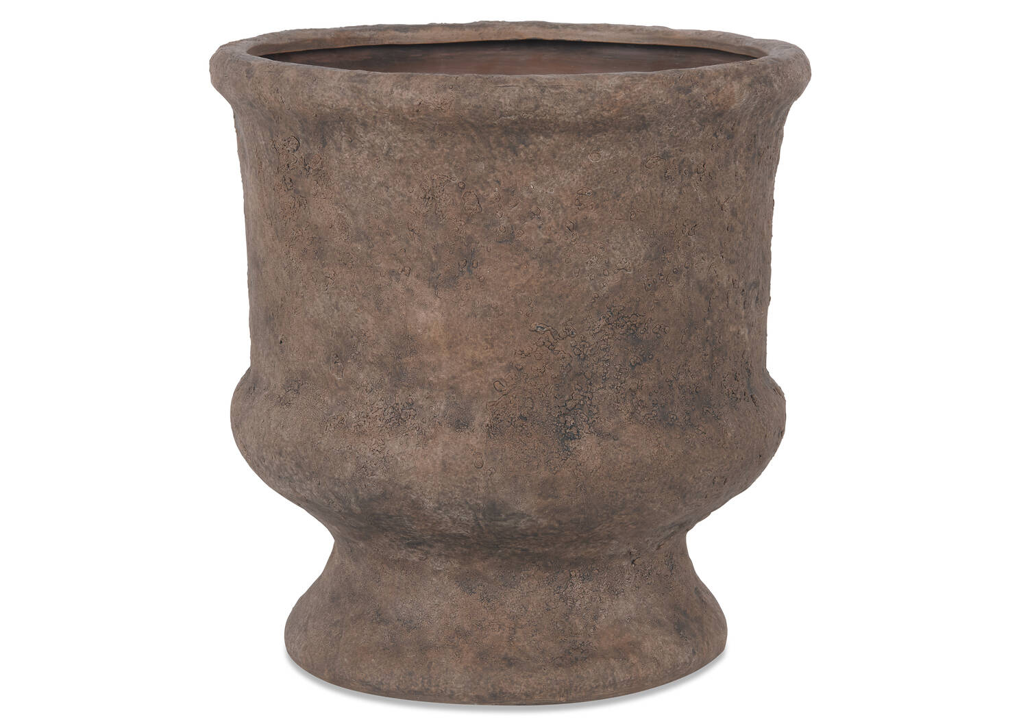 Grand cache-pot Annelle brun