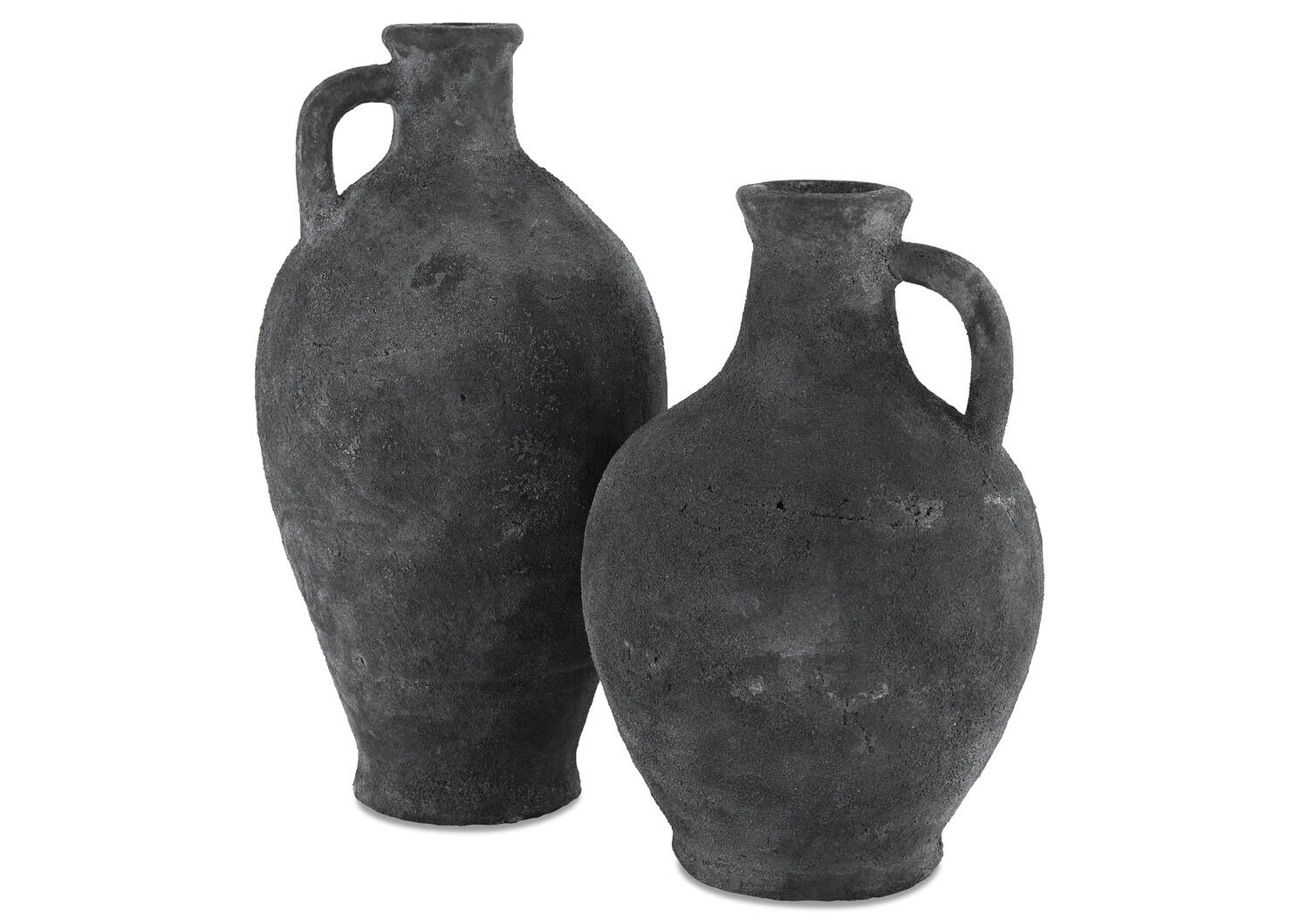 Grand vase Verona noir antique