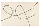 Tapis en laine Ramsey 60x96 ivoire/noir