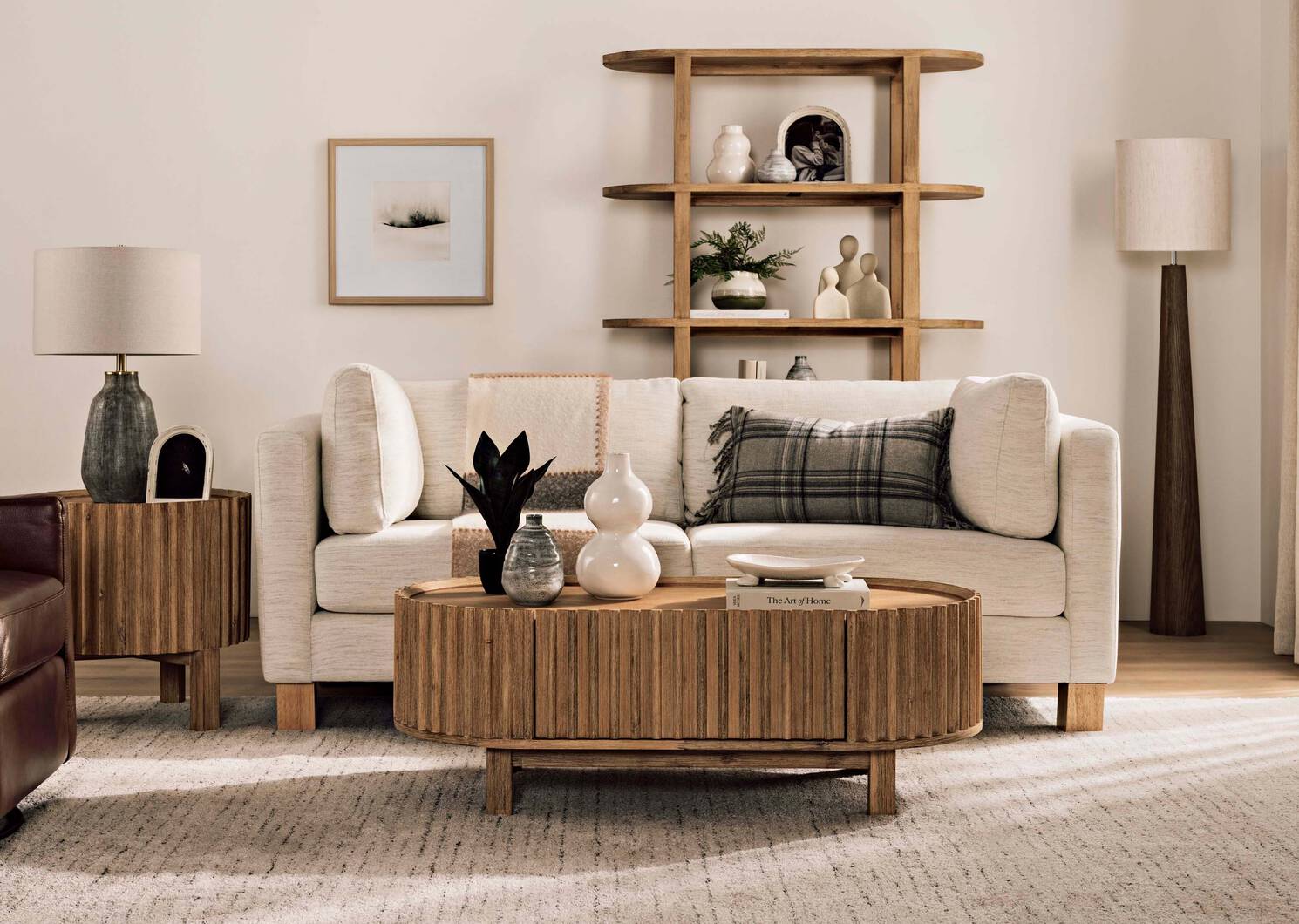 Petit vase Lorna blanc