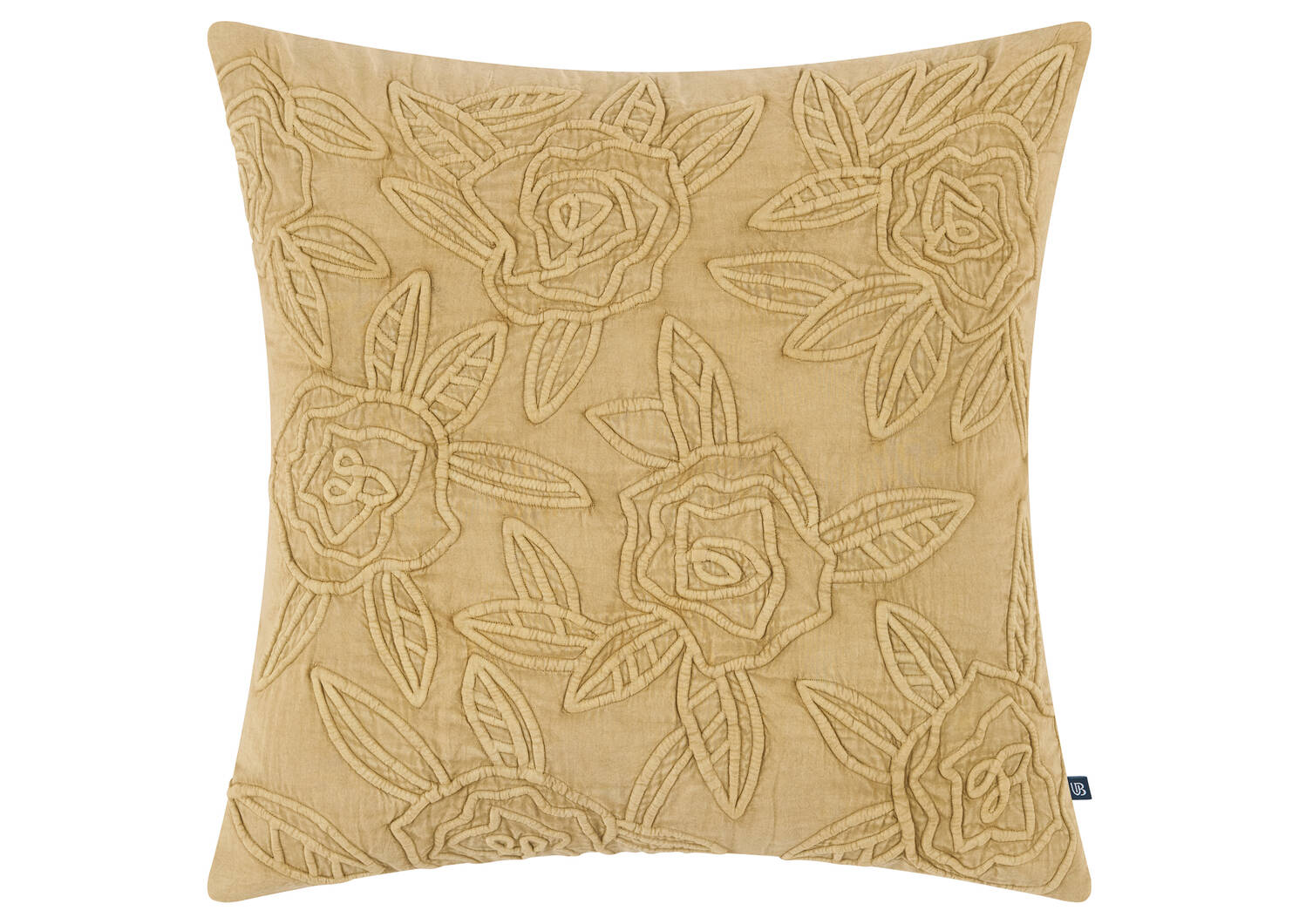 Coussin en coton Faith 20x20 ambré