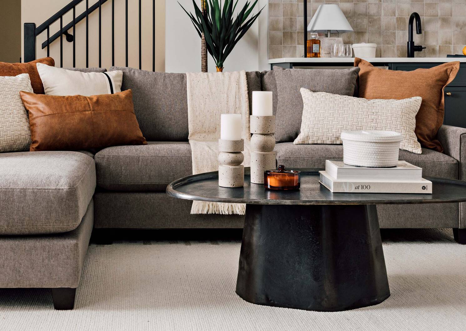 Grand porte-bougie Veda