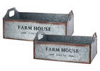 Farmhouse Metal Crates