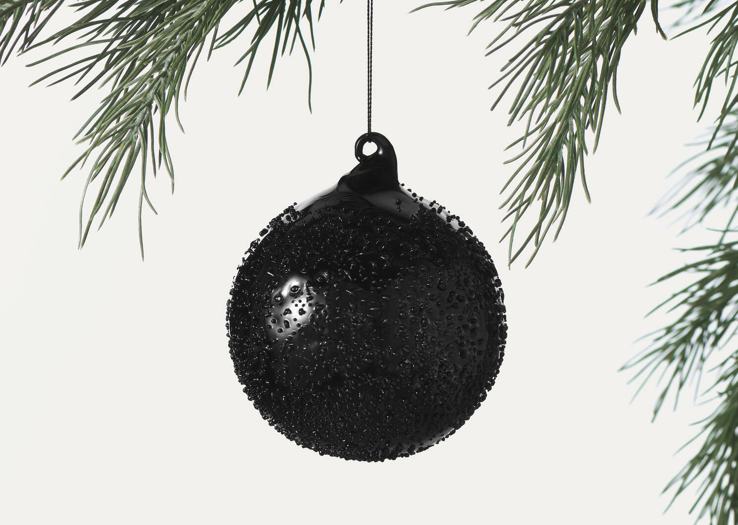 Orn. boule Vale noir