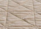 Joye Cotton Velvet Coverlet Latte